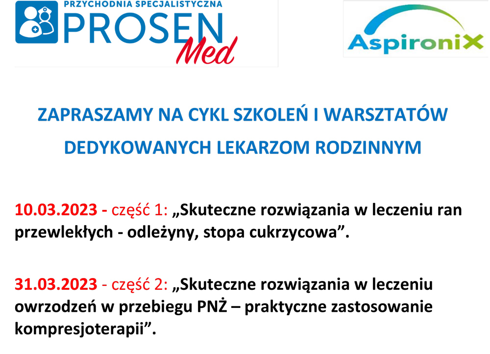 ZAPROSZENIE NA SZKOLENIE REJESTRACJA